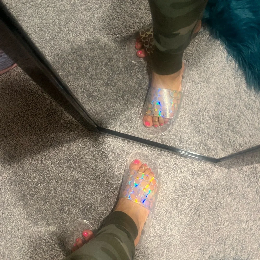 Coach slides sandals 🩴 clear size 5.5 new with tags 🏷️ 🔥🔥🔥🔥🔥🔥🔥 - Picture 8 of 13